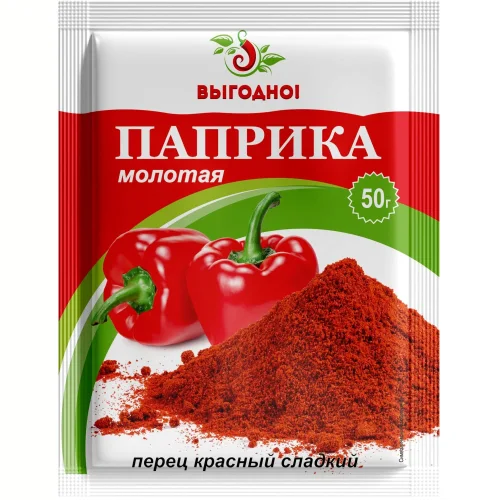 Ground paprika Slavic food processing plant, 50g 