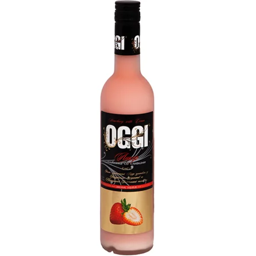 Liquor emulsion «ODJ with a taste of strawberries with cream« 15% 0.5