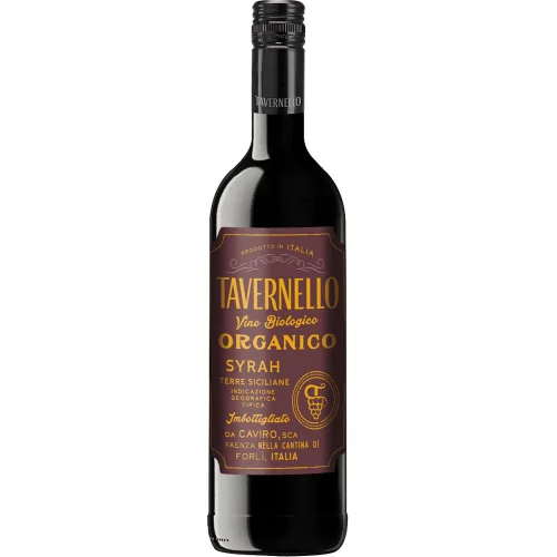 Tavernello Syrah Organico IGT 0.75l wine