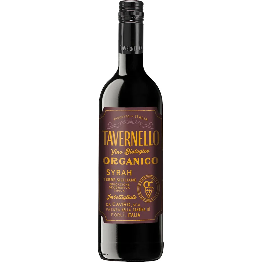 Tavernello Syrah Organico IGT 0.75l wine