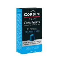 Кофе мол. в капс. сист. Nespresso CAFFE CORSINI Gran Riserva Decaffeinato 10х5,2 (52г) к/п.