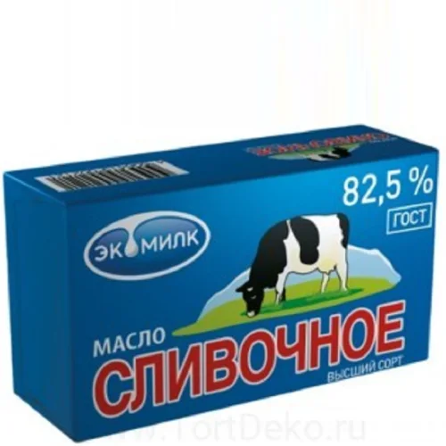 Масло сливочное "Экомилк" 82,5%, 450 г