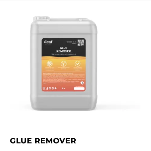 A tool for removing traces of glue, oil stains, resins and other contaminants