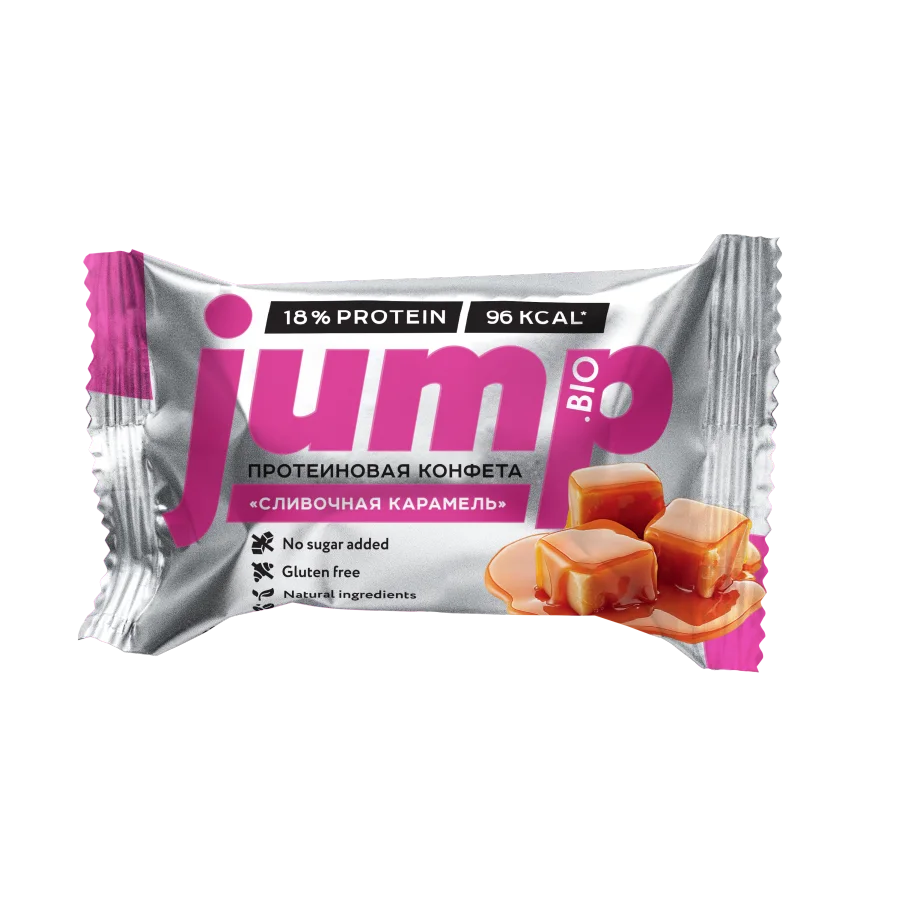 JUMP ONE Конфеты протеиновые орехово-фруктовые «Сливочная карамель»