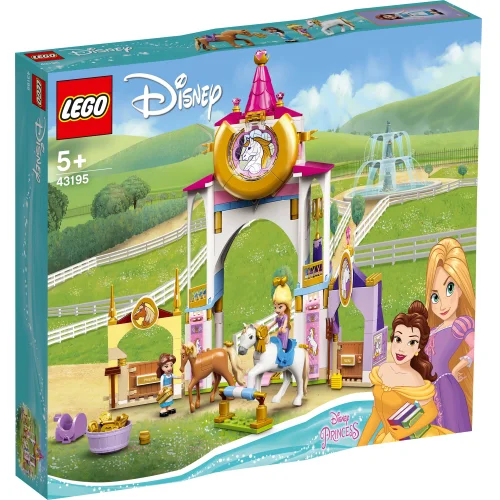 Конструктор LEGO Disney Королевская конюшня Белль и Рапунцель 43195