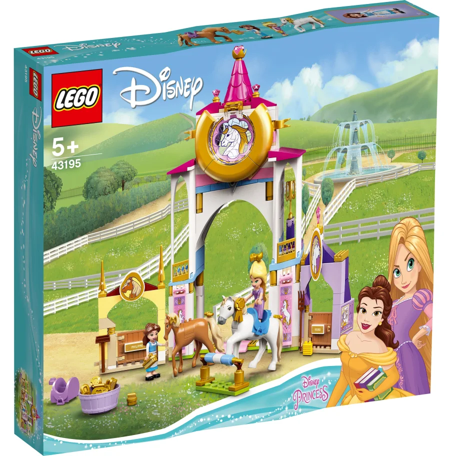 Конструктор LEGO Disney Королевская конюшня Белль и Рапунцель 43195