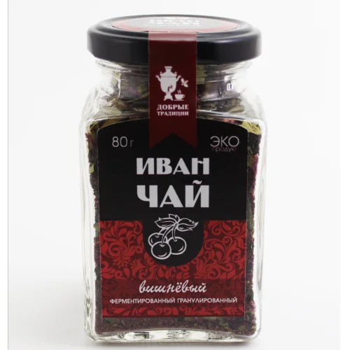 Ivan tea granulated with cherry