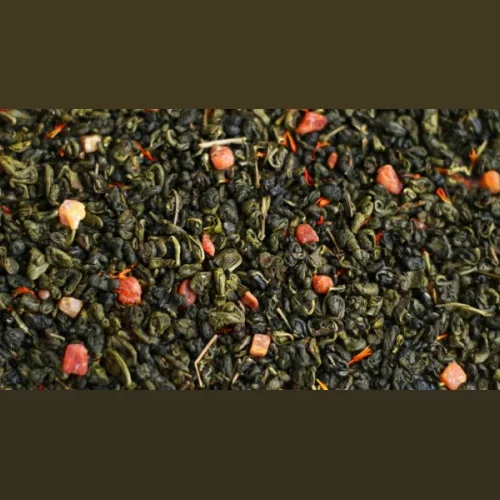 Чай зелёный Клубника со сливками