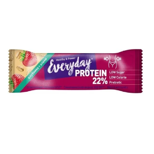 Protein bar EVERYDAY 22% PROTEIN strawberries with cereals 