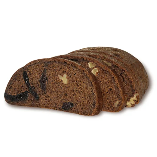 Old Riga bread with prunes and walnuts
