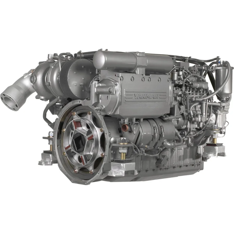 Судовой дизельный двигатель Yanmar 6LY2A-STP мощностью 440 л.с. Бортовой двигатель