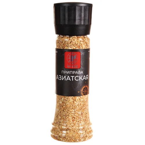 Asian seasoning with ginger and garlic (used mill), 180 gr