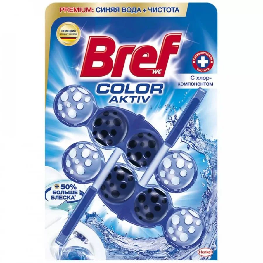 Чистящее средство для унитаза BREF, 2*50г