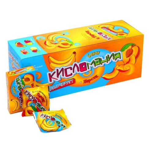 Chewing Candy Aclement Double Fruit Banana and Peach