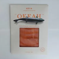 Cold-smoked chum salmon slices in a/y, 100 g