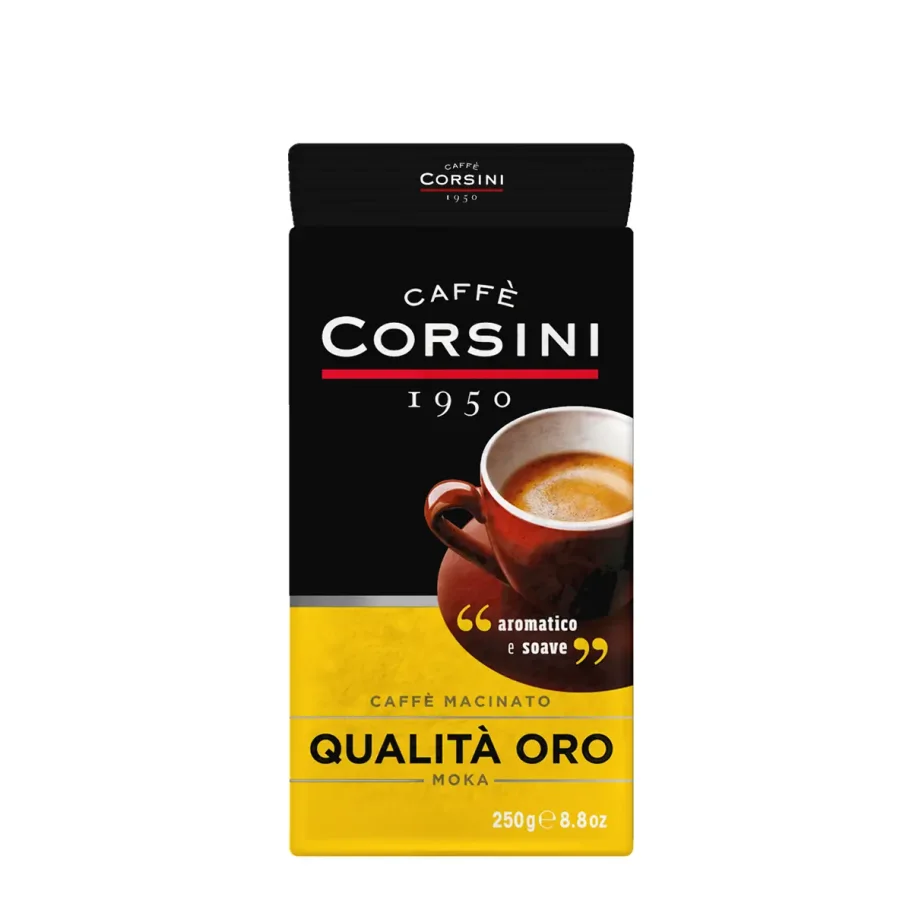 Coffee mall. Caffe Corsini Qualita 'Oro (250g) m / y.