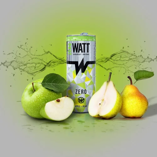 Энергетик WATT яблоко-груша
