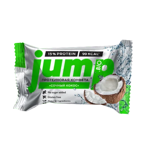JUMP ONE Protein nut-fruit candies "Juicy coconut"