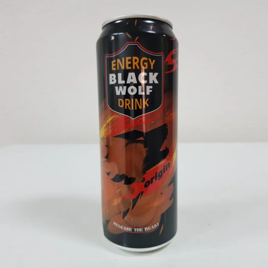 Black Wolf Origin energy drink, 0.45l