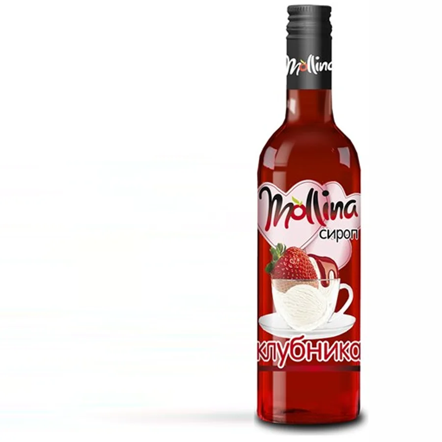 Strawberry syrup Mollina.