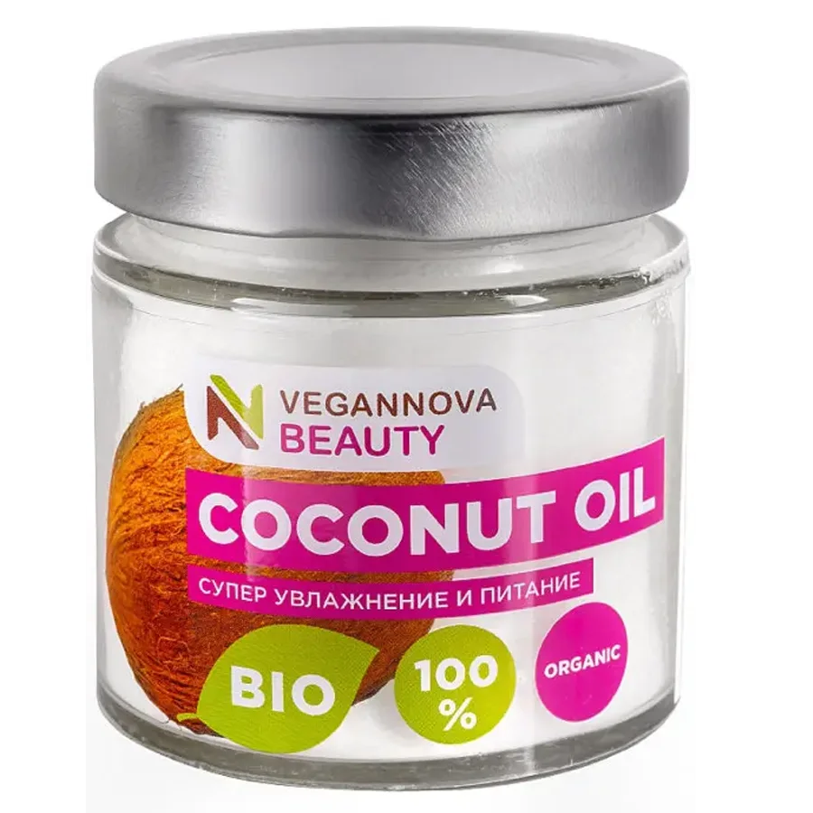 Органическое кокосовое масло для волос, для лица, для тела, для загара