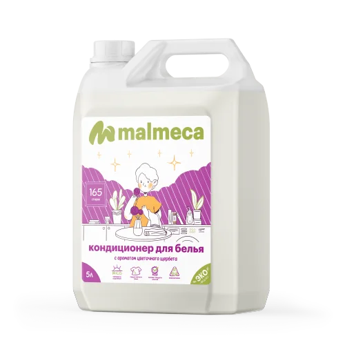 Linen conditioner with the fragrance of Flower sherbet Malmeca 5L