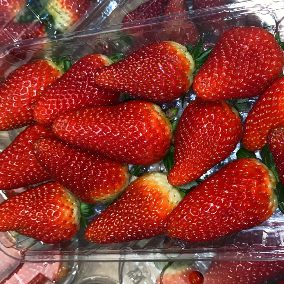 Fresh strawberry Greenfood.