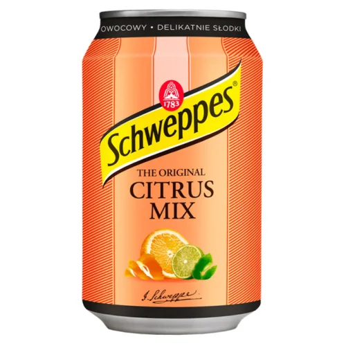 Carbonated Drink Schweppes Citrus MIX 330 ml