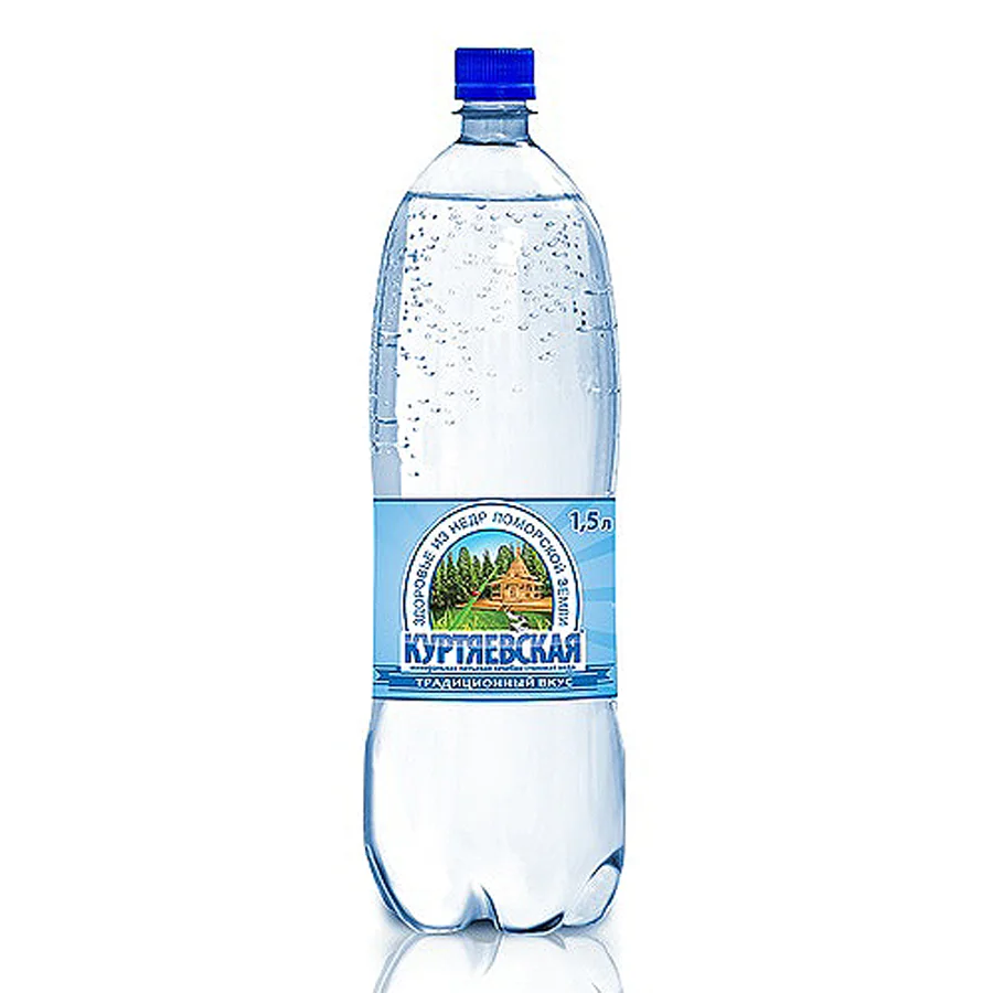 Минеральная питьевая вода Куртяевская. Традиционный вкус, 1.5л