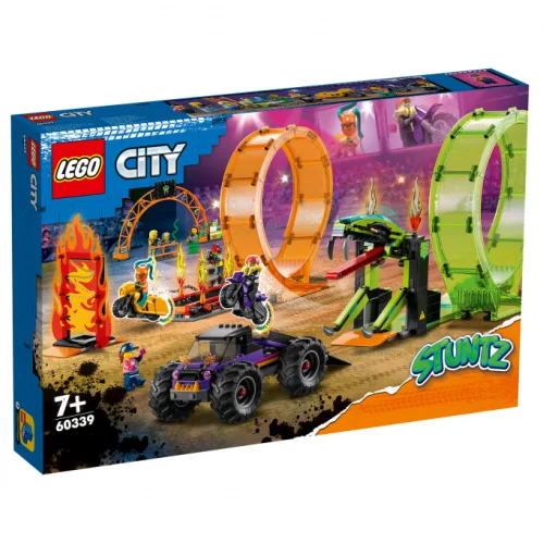 Конструктор LEGO City Трюковая арена «Двойная петля» 60339