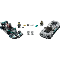 Конструктор LEGO Speed ​​Champions - Mercedes - AMG F1 W12 E Performance & Mercedes-AMG Project One 76909