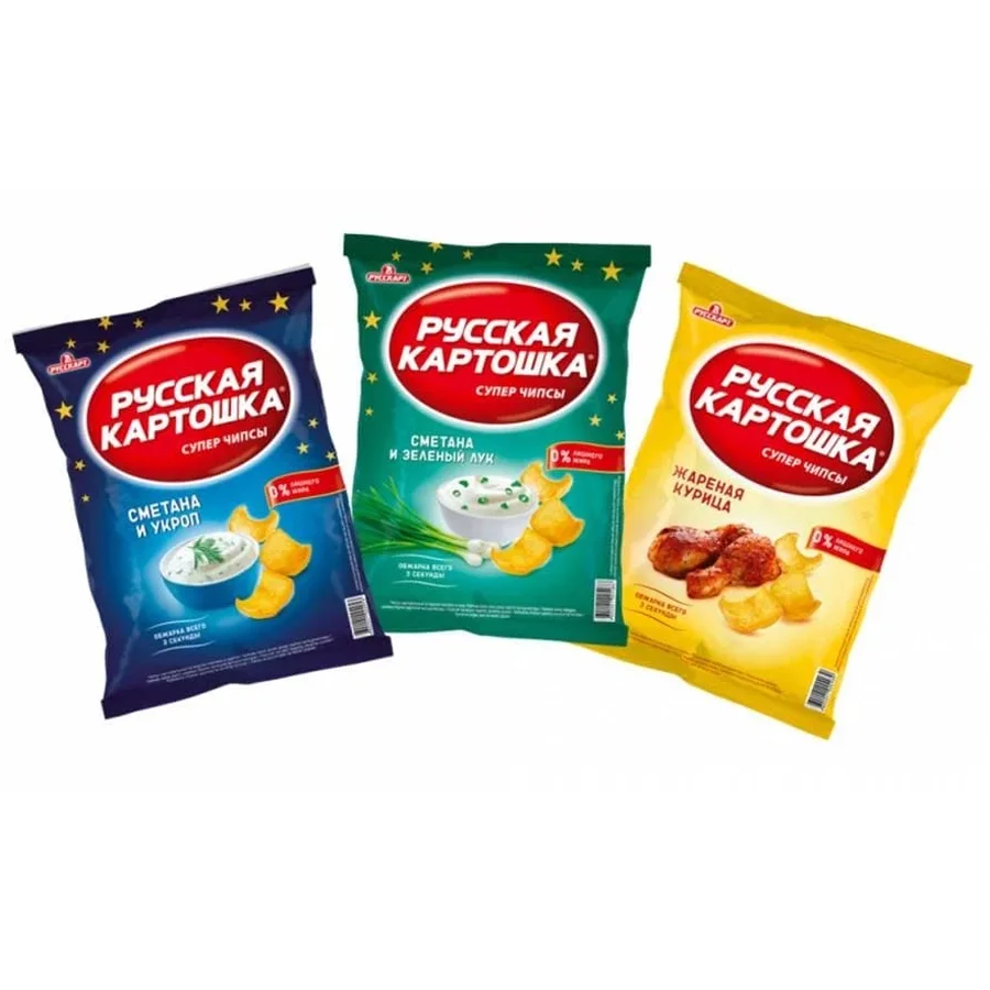 Chips Russian potatoes Assorted, 80g 