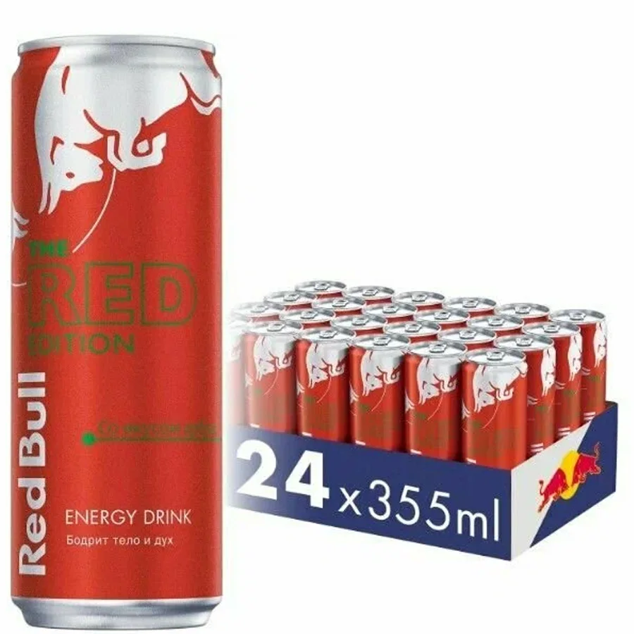 Red Bull Red Edition Арбуз ж/б 0,355 