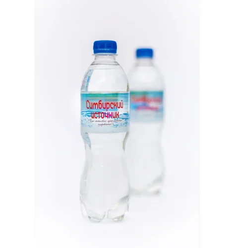 Вода питьевая артезианская Симбирский источник, газ, 0.5л