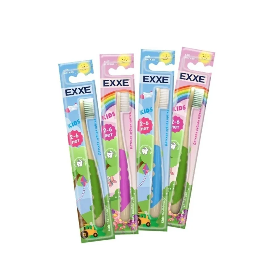 EXXE Children's soft toothbrush 2-6 years old