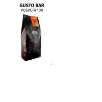 GUSTO BAR  CUPSBURG COFFEE, смесь эспрессо 100% робуста, кофе в зернах,1 кг