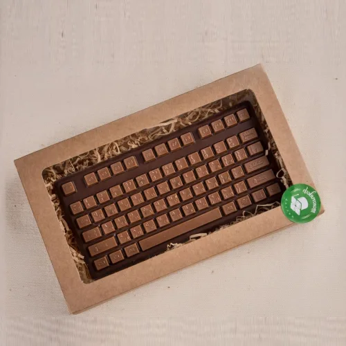 Chocolate set "Postcard keyboard"