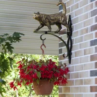 Product hood.- decor. "Welcome Cat" (with forging)