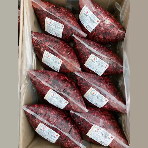 Food for unproductive animals (Minced meat) frozen
