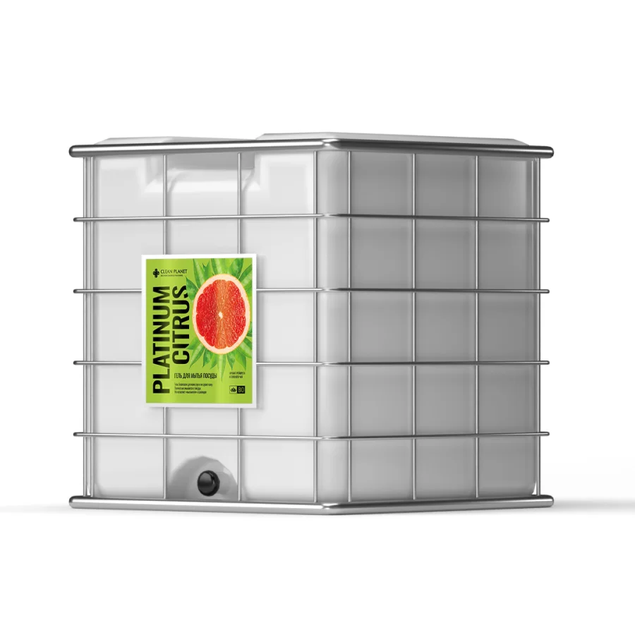 Гель для мытья посуды «Platinum Citrus» Куб 900 кг