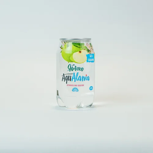 Medium carbonated drink AquAlania Apple