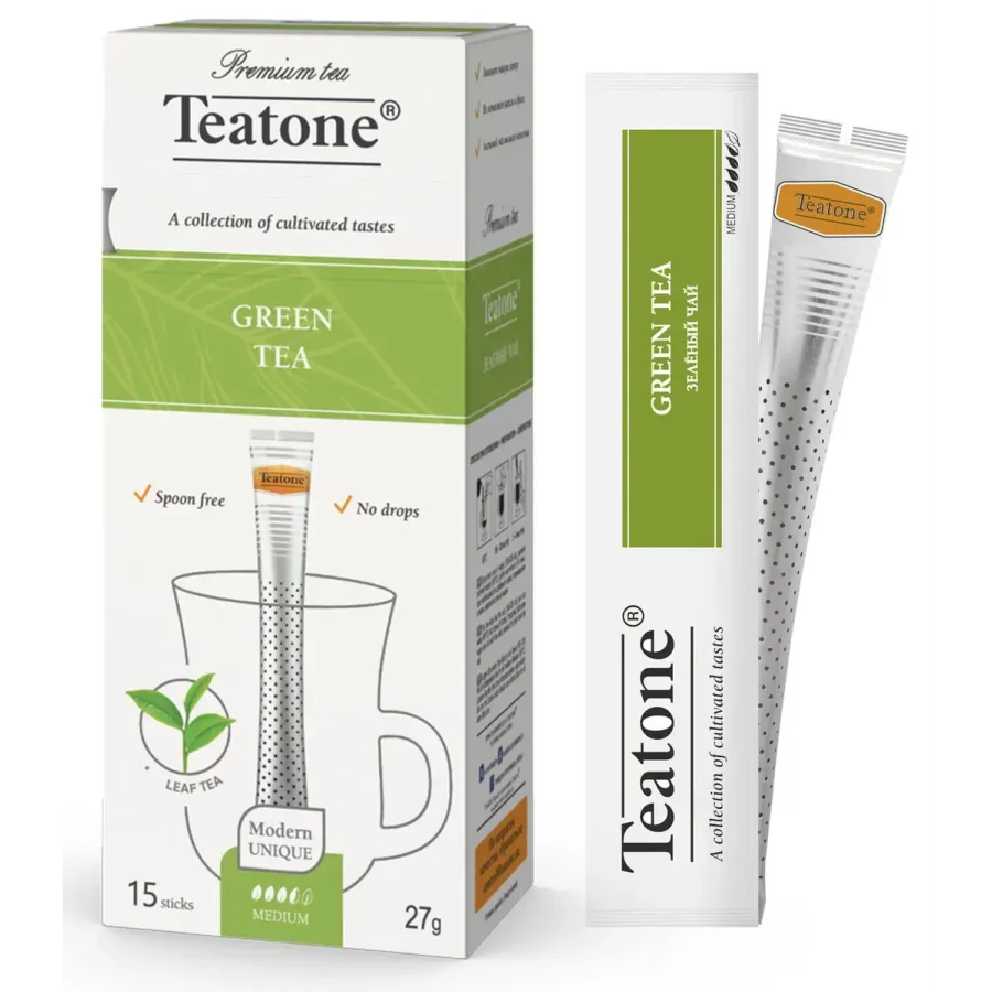 Чай в стиках Зеленый Teatone