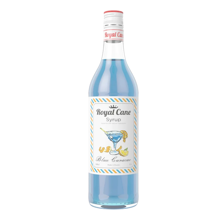 Royal Cane Syrup "Blue Curacao" 1 liter 