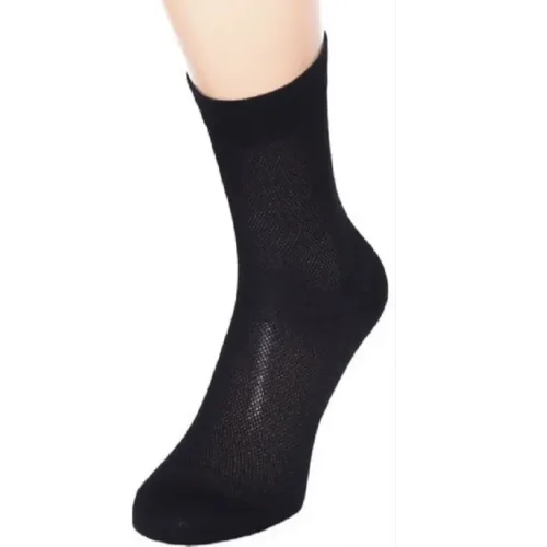 Men's Socks 11-001 / 1 Cotton Black