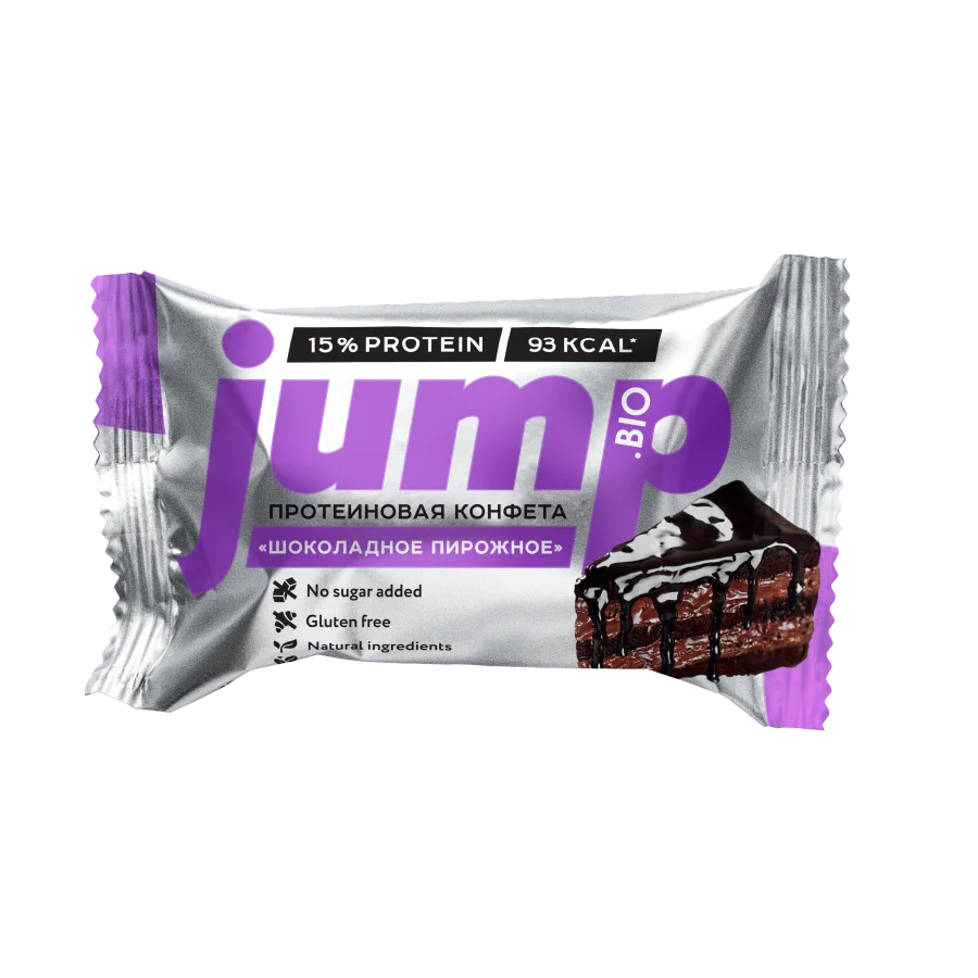 JUMP ONE Конфеты протеиновые орехово-фруктовые «Шоколадное пирожное»