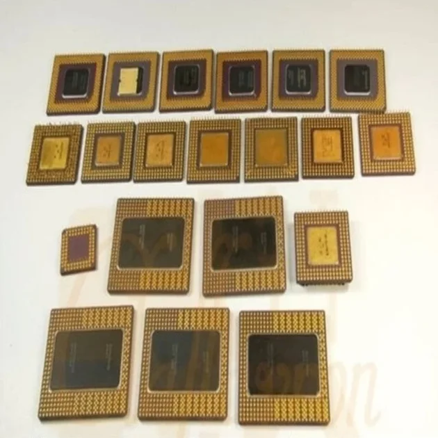 Gold Recovery Ceramic CPU Scrap Boards