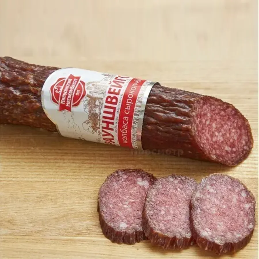 Sausage Braunschweigskaya chearakop (0.2kg) weight