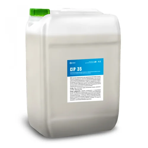 Alkaline-free detergent with an active chlorine "CIP 35"