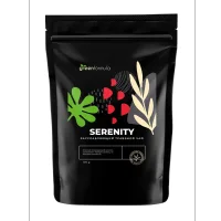 Serenity tea for relaxation of the nervous system (green soothing tea of ​​the highest grade, with pieces of pineapple and strawberries, herbal), Doy-Pak, 100 grams
