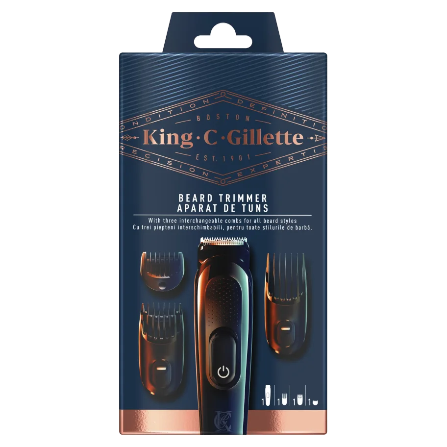 Trimmer for the beard King C. Gillette